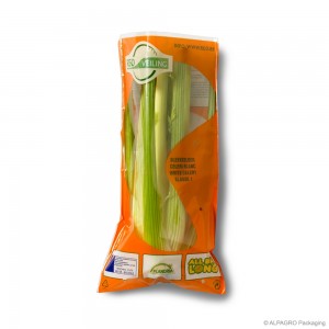 Vegetable bag 'White celery', LDPE, transparent