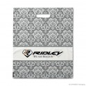 Patch handle carrier bag 'Ridley', LDPE, white coloured, 50µ, 37 x 43 + 4 cm