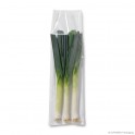 Sac à légumes 'Poireau', PEBD, transparent, 35 µ, 22 x 70 + 0 cm, finition : perforations d'aération