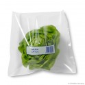 Sac à légumes 'Laitue', PEBD, transparent, 30 µ, 35 x 42 + 0 cm, finition : perforations d'aération