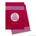 Enveloppe 'Vlaanderen', PEBD, transparent, 100 µ, 29 x 35 + 0 cm + 7 cm rabat, finition : 1 ruban adhésif