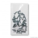 Flat bag 'Text', LDPE, transparent, 50µ, 17 x 30 + 0 cm